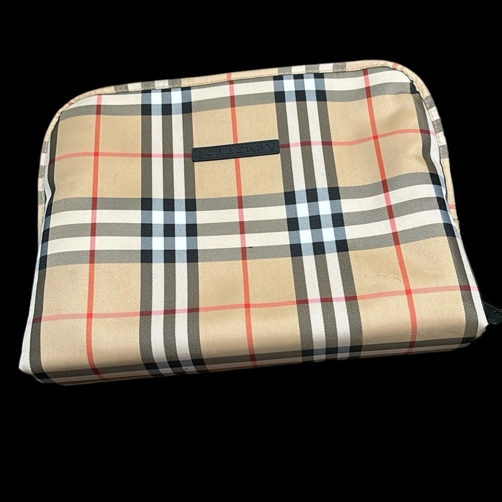 BURBERRY NOVA ACCESSORY LAPTOP IPAD BAG CASE 12” x 9”‎